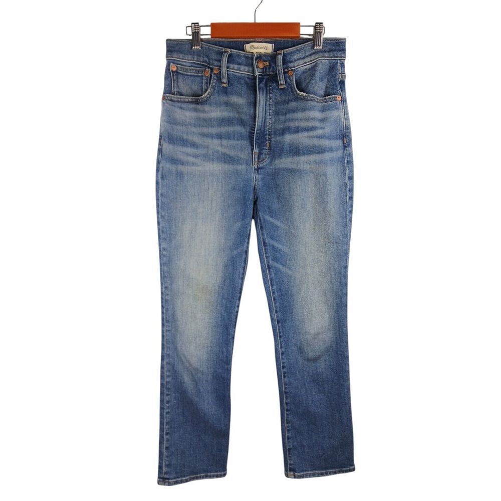 Madewell Jeans Womens 27 Slim Demi Boot‎ Dark Wash Denim